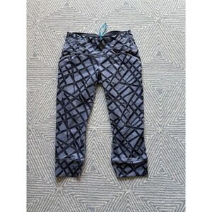 Women's Athleta Splash Relay Capri Pants - Gray/Black - Small - 929778-02‎